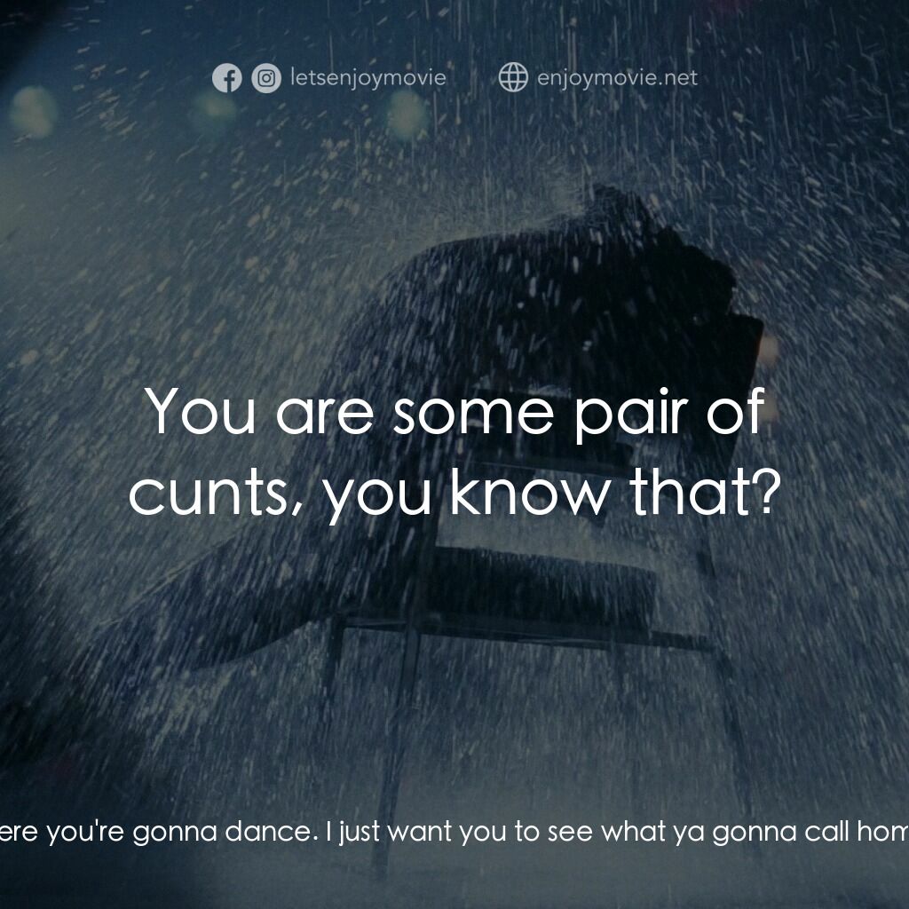 勁舞電影對白：Johnny C.:  Listen, come see my club. I just put this new P.A. system in - in the