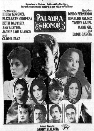 《Palabra de Honor》電影海報