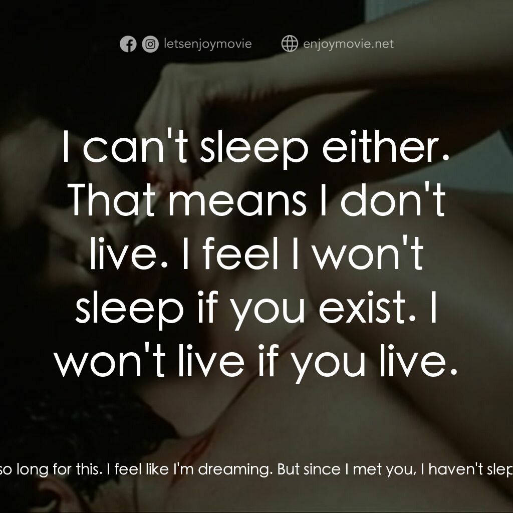 鬥牛士電影對白：María:  I've waited so long for this. I feel like I'm dreaming. But since I met y