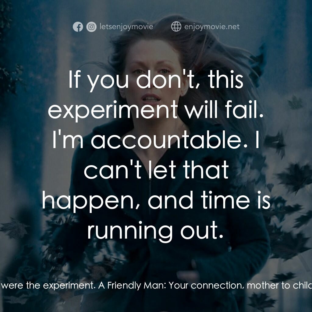 靈異拼圖電影對白：Telly Paretta:  What have you done with him? Why did you take him? What do you wa