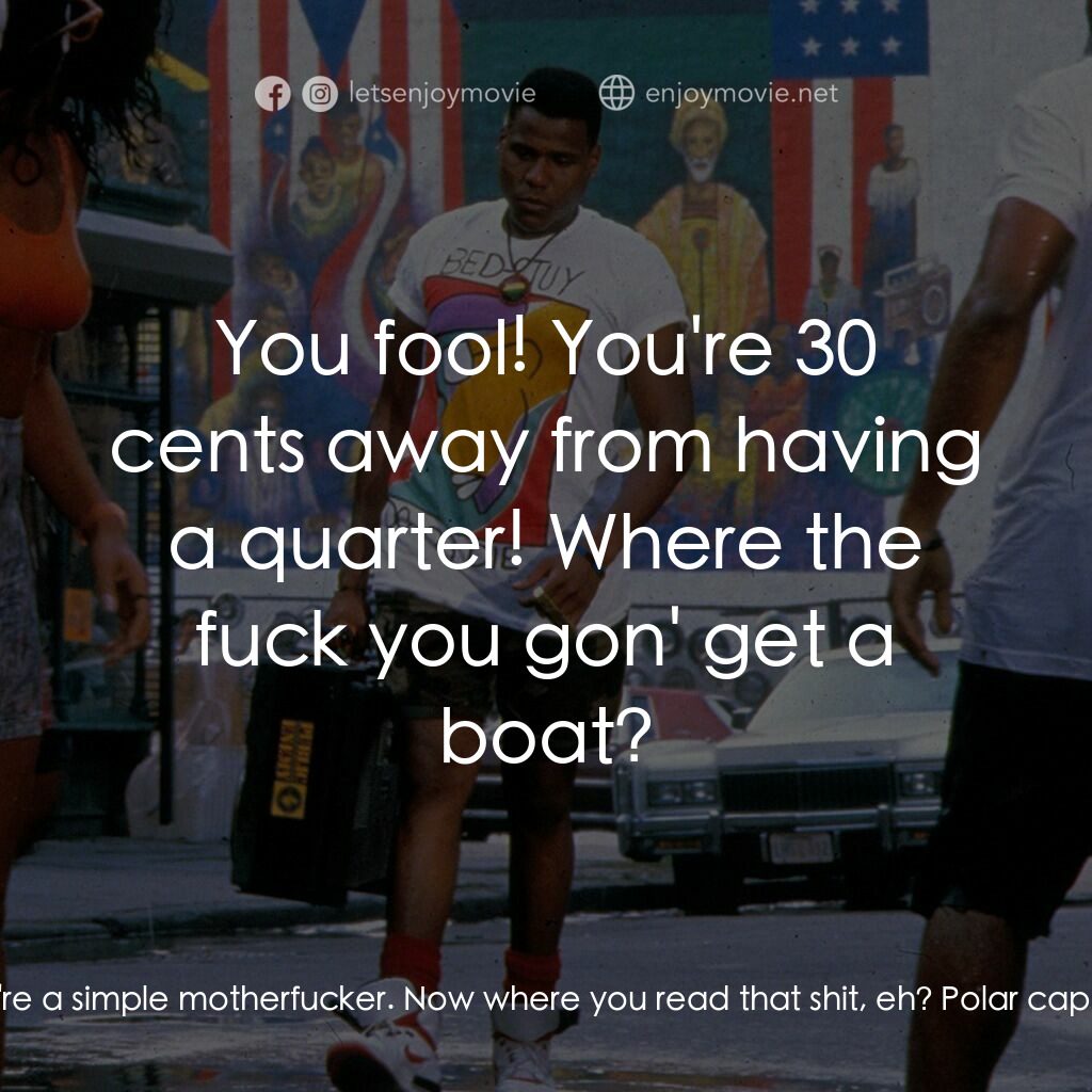 為所應為電影對白：ML:  Well, gentlemen, the way I see it, if this hot weather continues, it's going