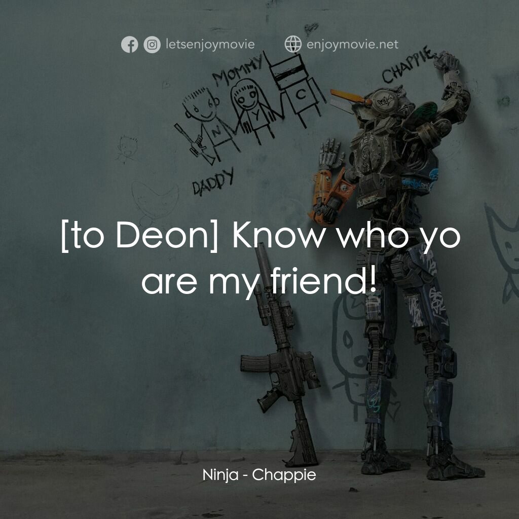 成人世界電影對白：Ninja:  Know who yo are my friend!