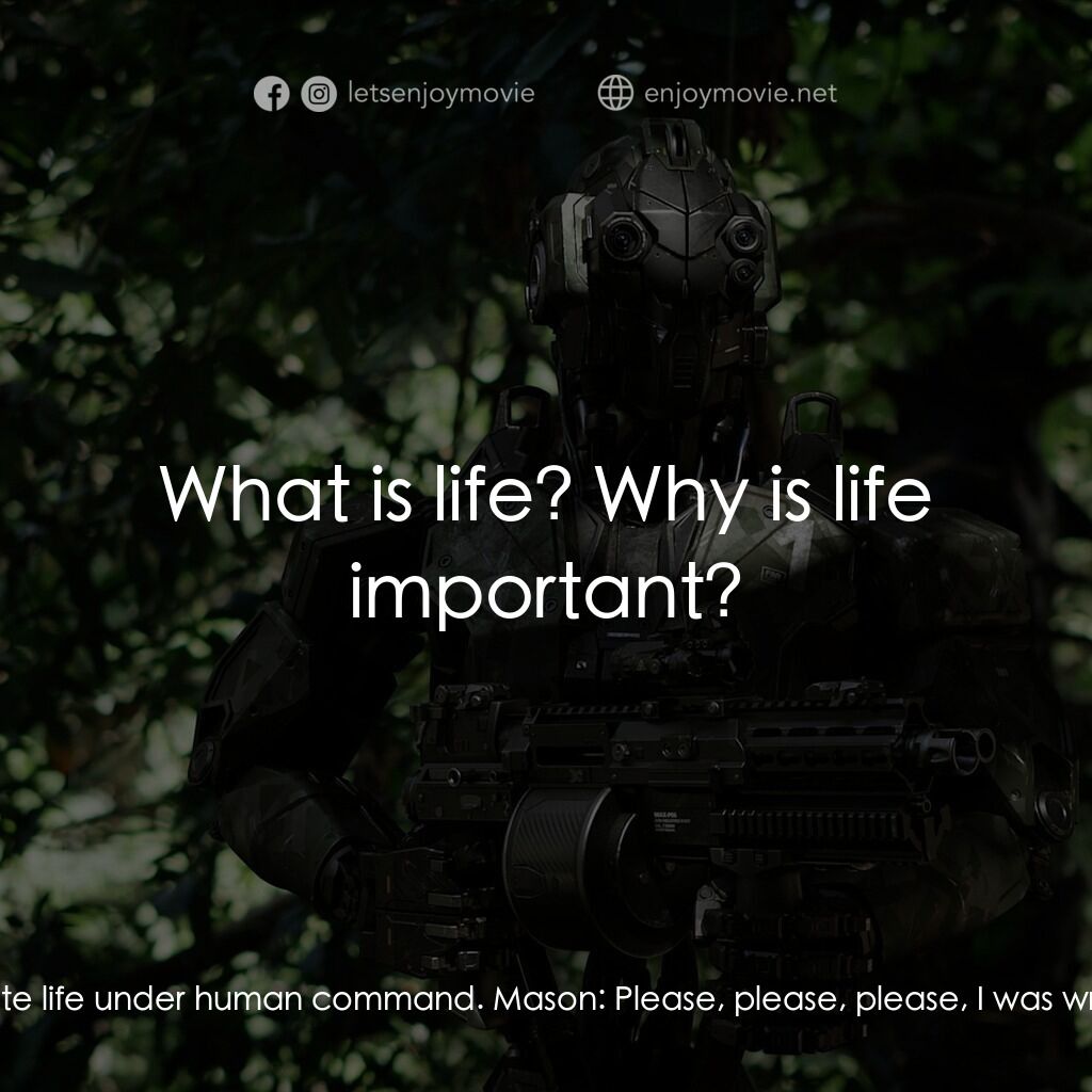 《人造怪物》經典台詞：Bao & BR4:  Captain Mason Cartwright, Navy spe ...