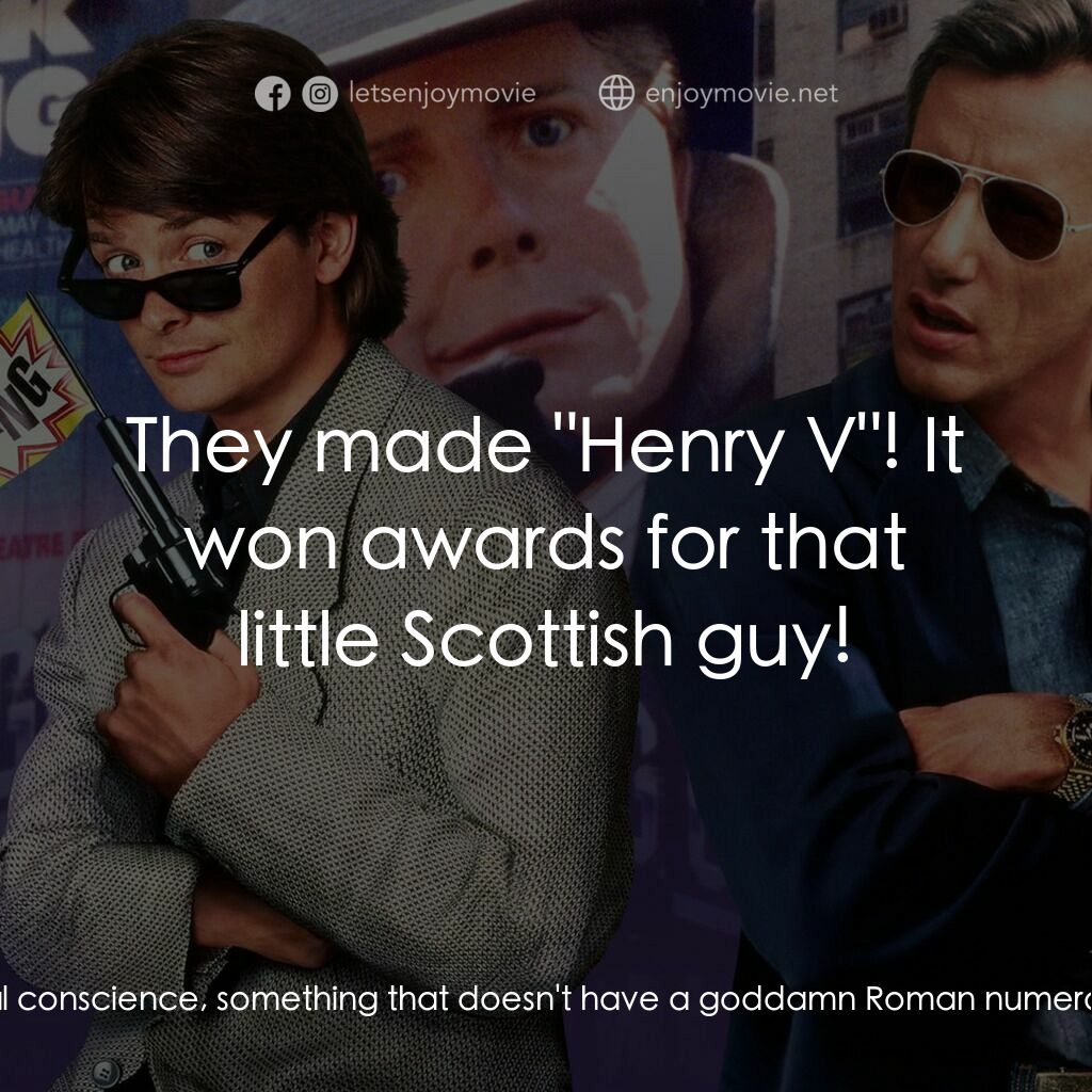 小生當差電影對白：Nick Lang:  When are you going to get me something with a little relevance, a lit