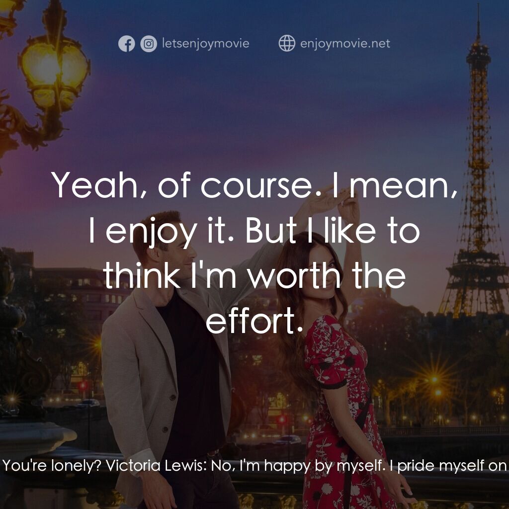 Her Pen Pal電影對白：Victoria Lewis:  But, you know, you get older and you find yourself alone, sittin