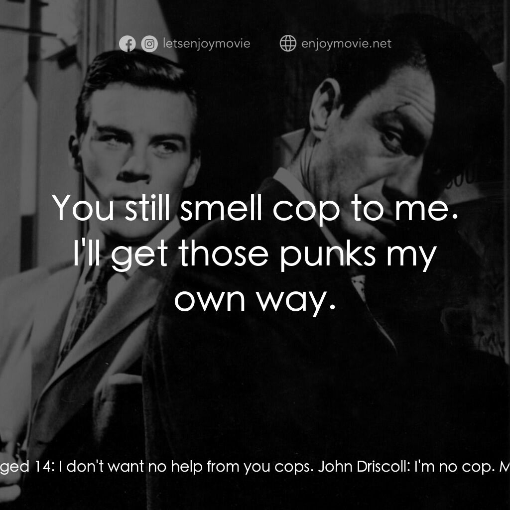 《刑警大隊》經典台詞：John Driscoll:  You want us to get the men who kil ...