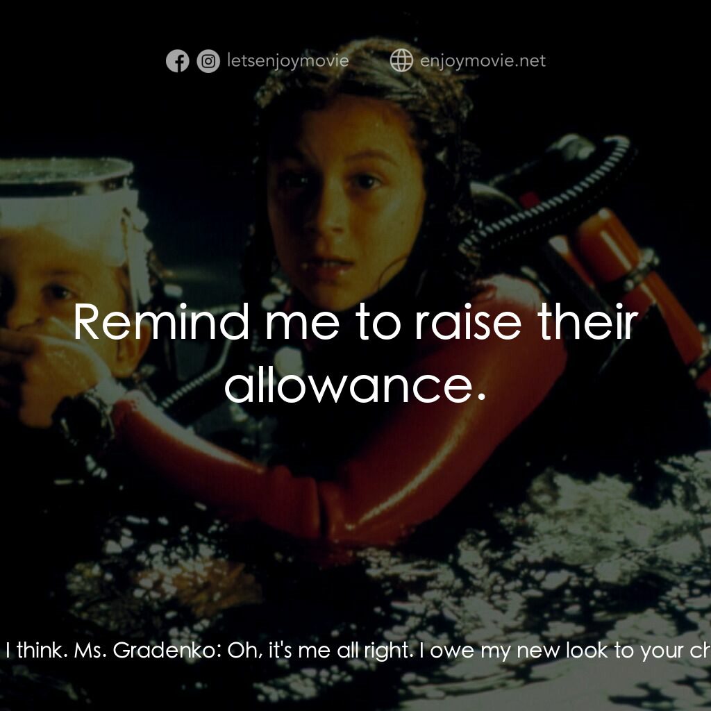《小鬼大間諜》經典台詞：Gregorio Cortez:  Ms. Gradenko... I think. Ms. Gra ...