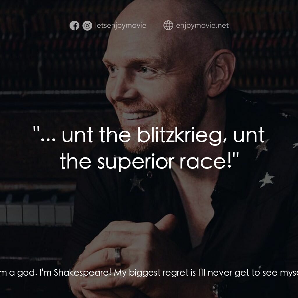 《比爾·伯爾：慢走不送》經典台詞：Bill Burr:  Next time Kanye's going off on him ...