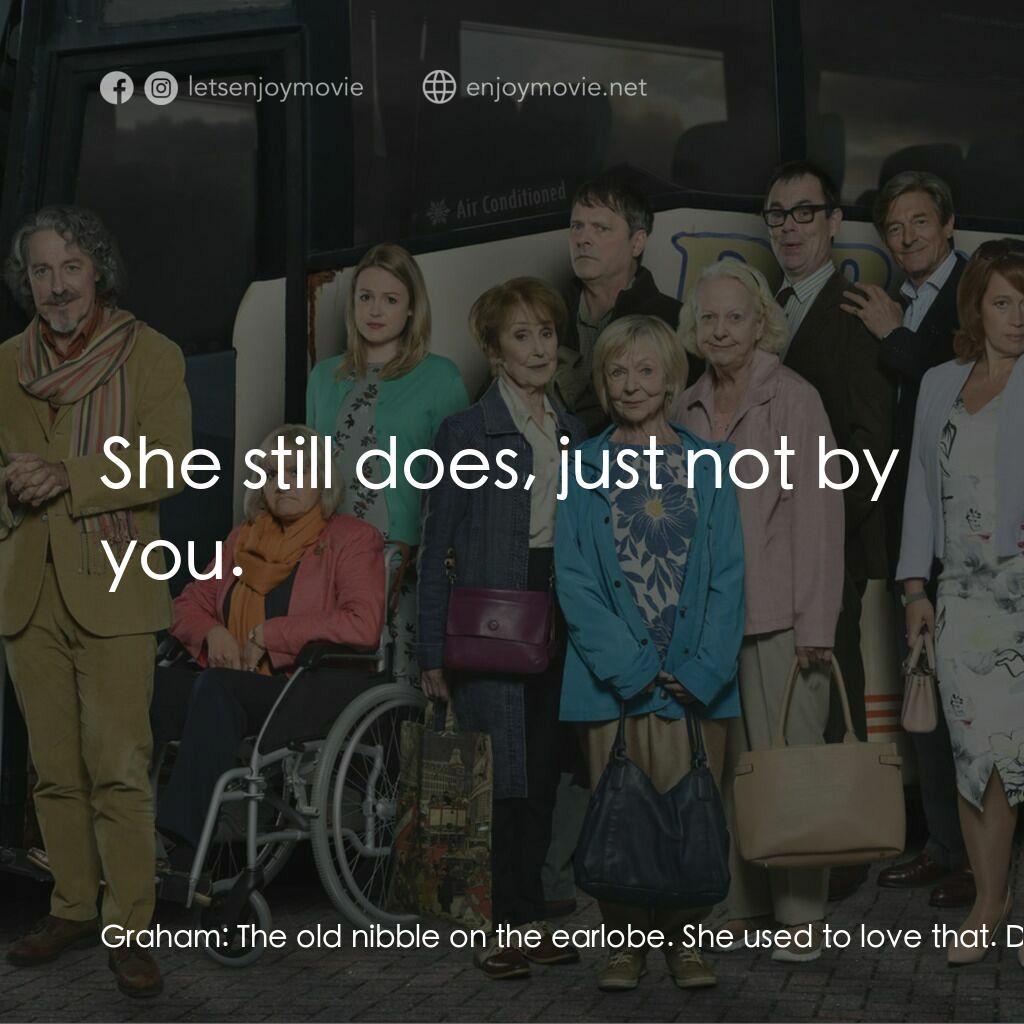 《Murder on the Blackpool Express》經典台詞：Graham:  The old nibble on the earlobe. She used t ...