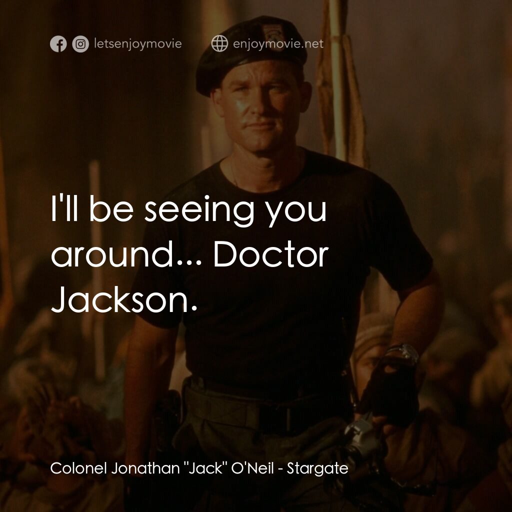 宇宙奇兵電影對白：Colonel Jonathan 