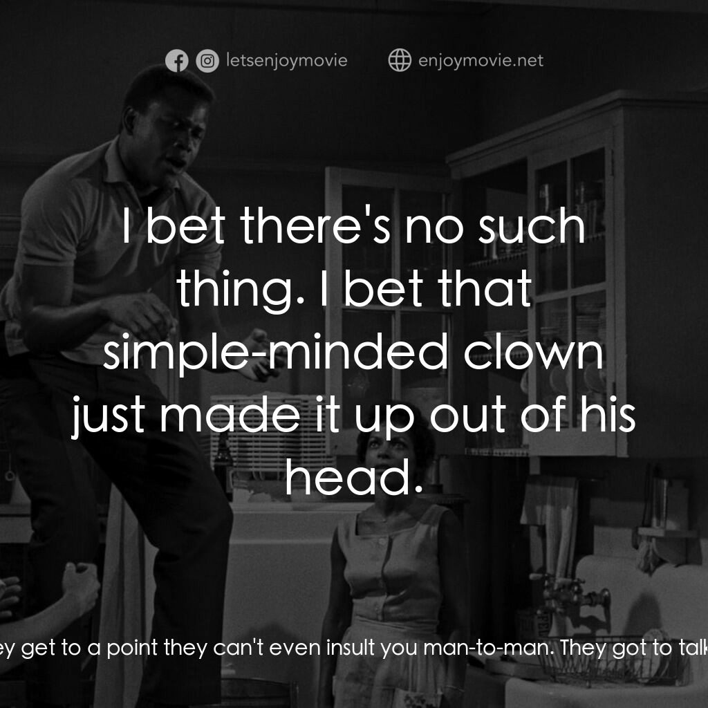 烈日下的詩篇電影對白：George Murchison:  Good night, Prometheus. Walter Lee Younger:  Who's Prometheus?