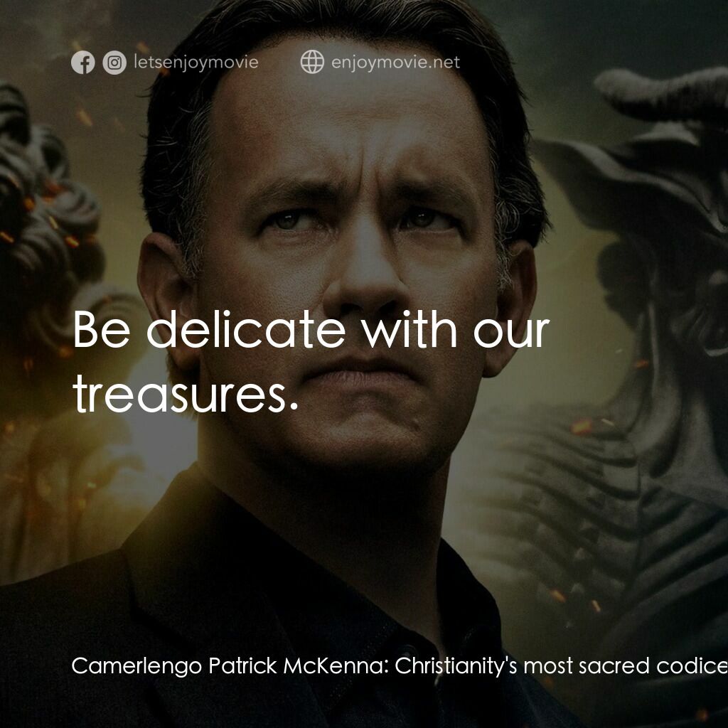 《天使與魔鬼》經典台詞：Camerlengo Patrick McKenna:  Christianity's mo ...