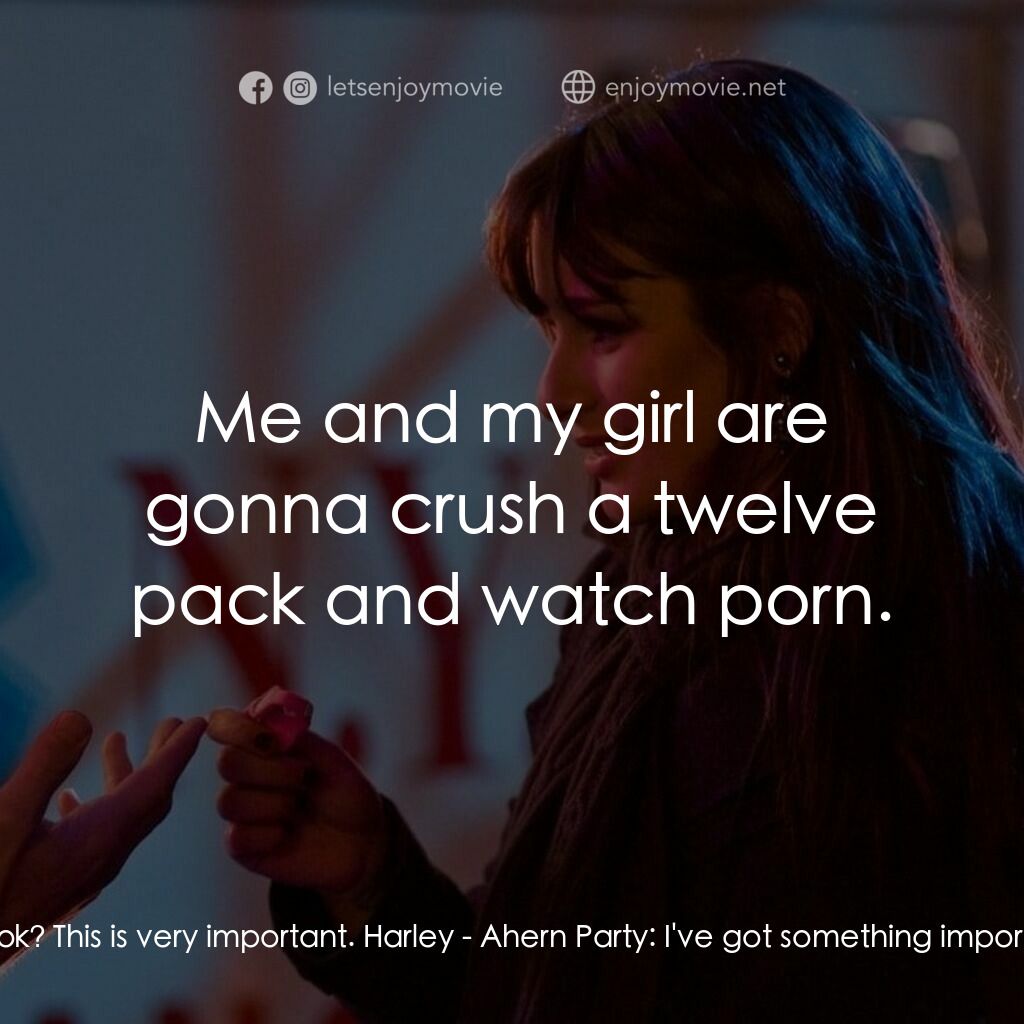 101 次新年快樂電影對白：Sam:  I've got a big speech at the company party tonight, ok? This is very import