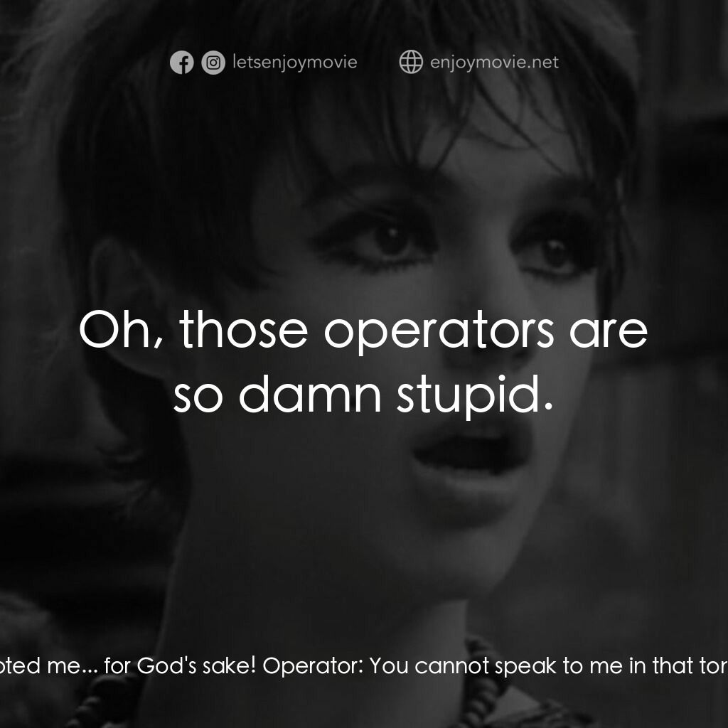 再見曼哈頓電影對白：Susan:  I was just speaking to my party before you so rudely interrupted me... fo