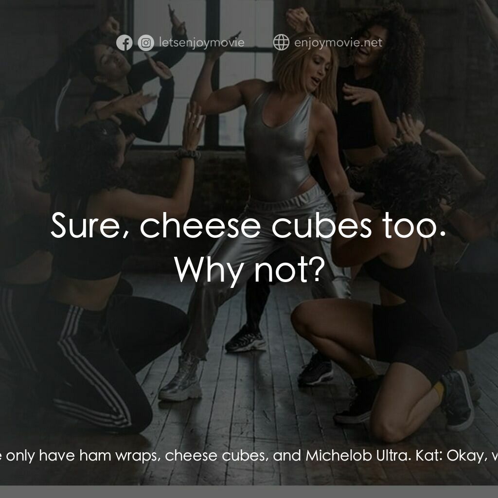 娶我吧！電影對白：Kat:  Excuse me, miss. I'd like to buy champagne and caviar for the whole flight.