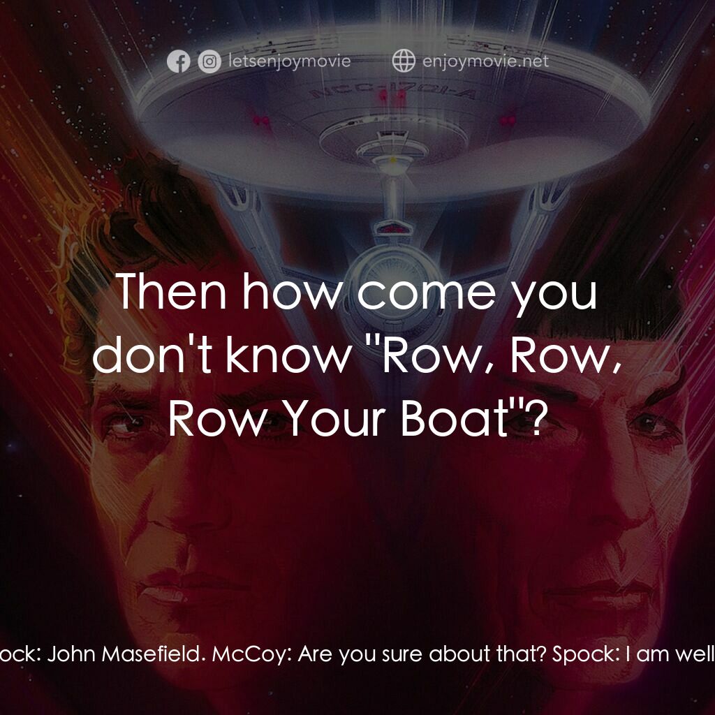 星艦迷航記 V：終極先鋒電影對白：Kirk:  