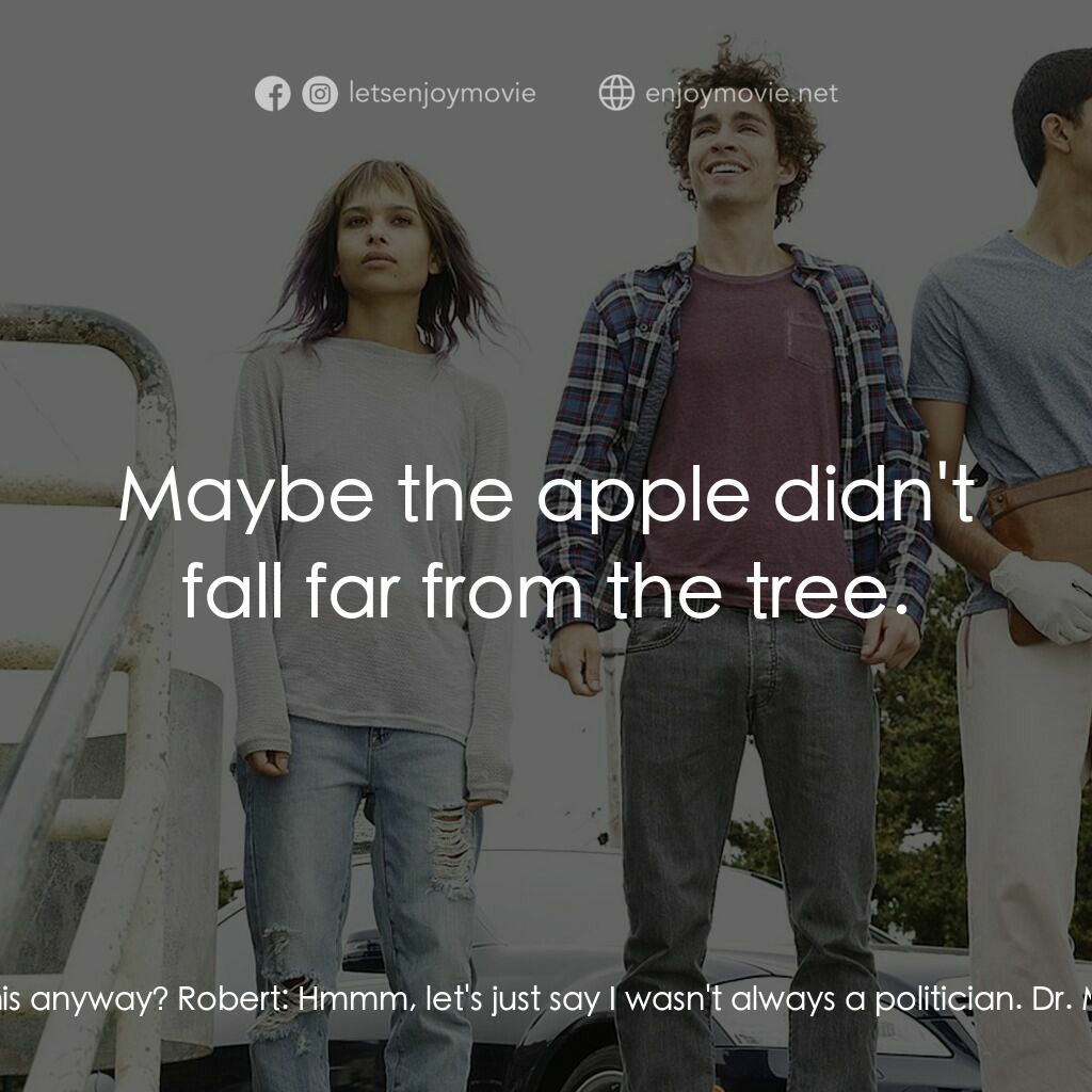 不凡之路電影對白：Dr. Mia Rose:  How in god's name do you know how to do this anyway? Robert:  Hmmm