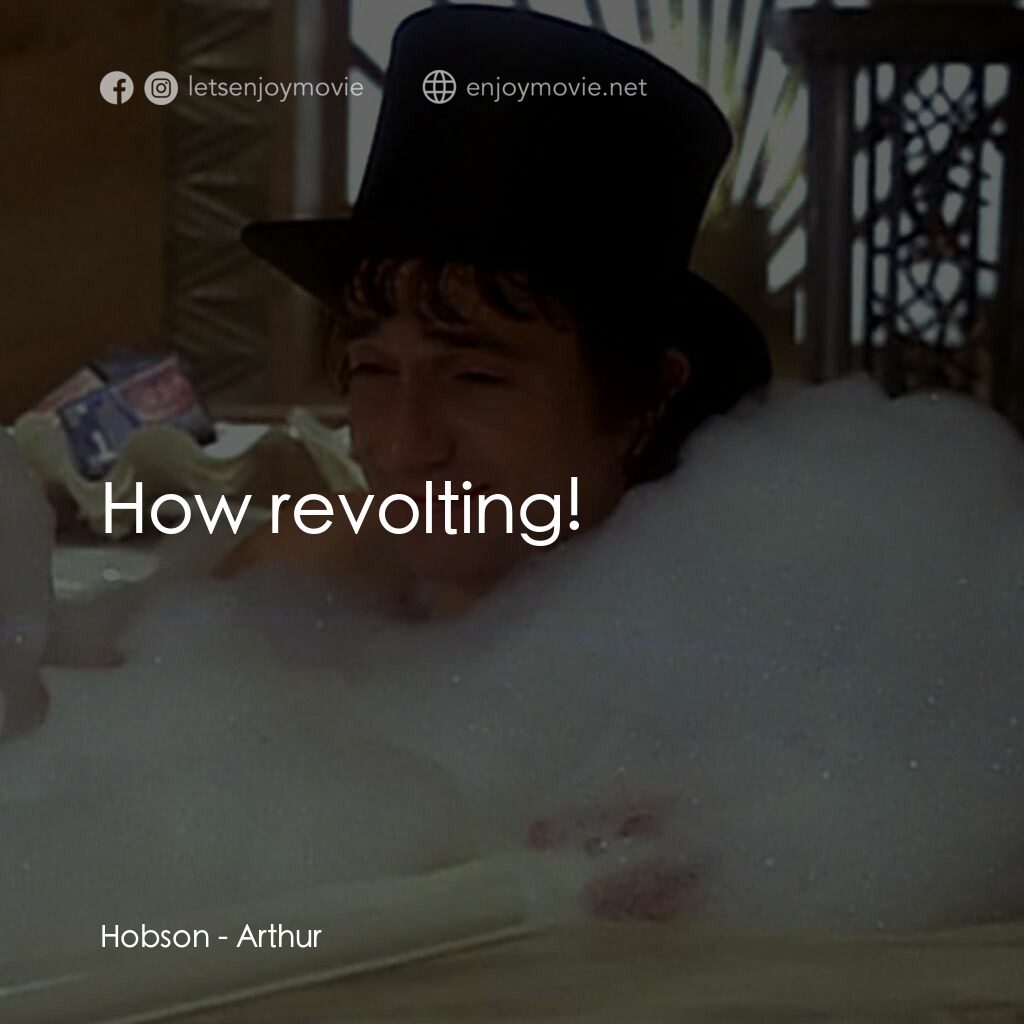 二八佳人花公子電影對白：Hobson:  How revolting!