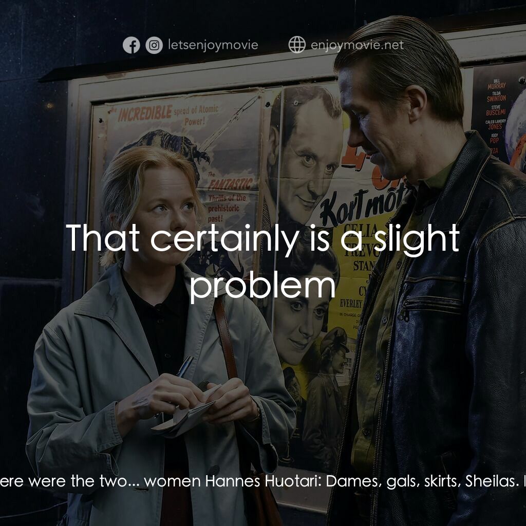 《落葉》經典台詞：Holappa:  Remember The night you sang karaoke? Han ...