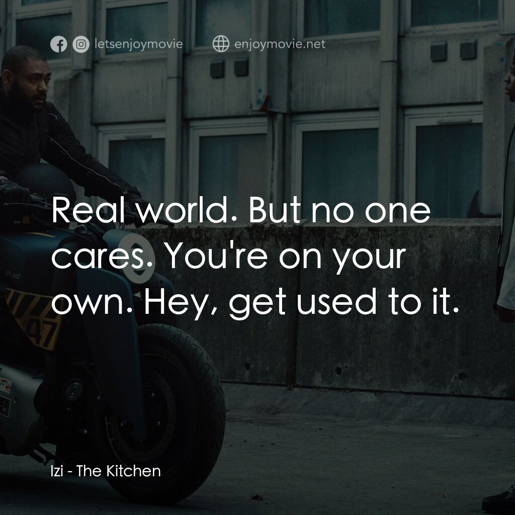 《覆巢之戰》經典台詞：Izi:  Real world. But no one cares. You're on  ...