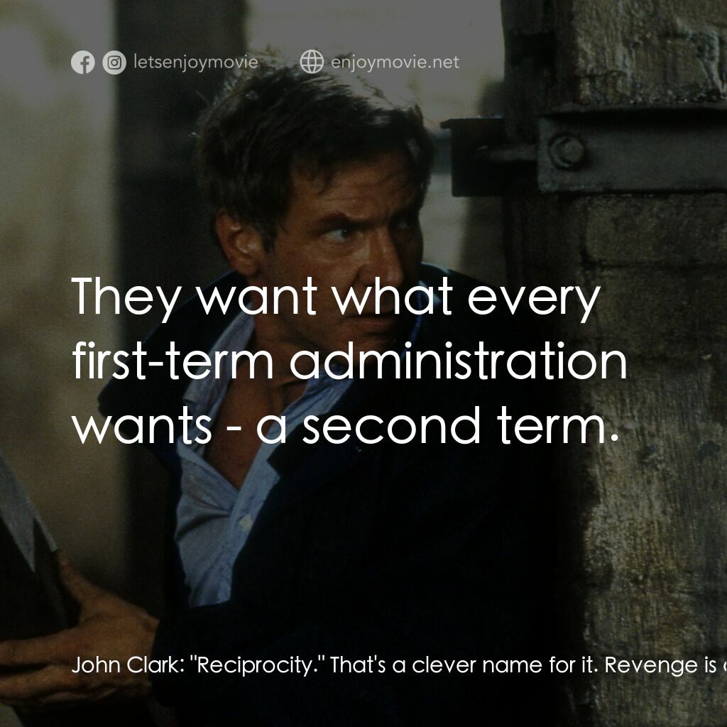 燃眉追擊電影對白：John Clark:  