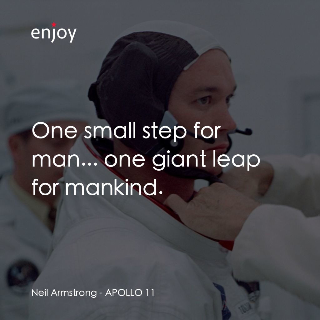 《阿波羅11號》經典台詞：Neil Armstrong: One small step for man... one gian ...