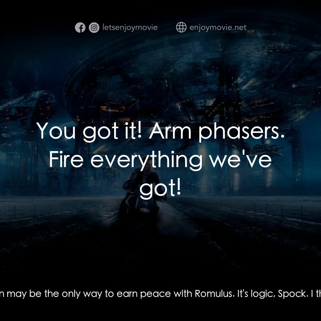 星際爭霸戰電影對白：James T. Kirk:  Your ship is compromised, too close to the singularity to survive