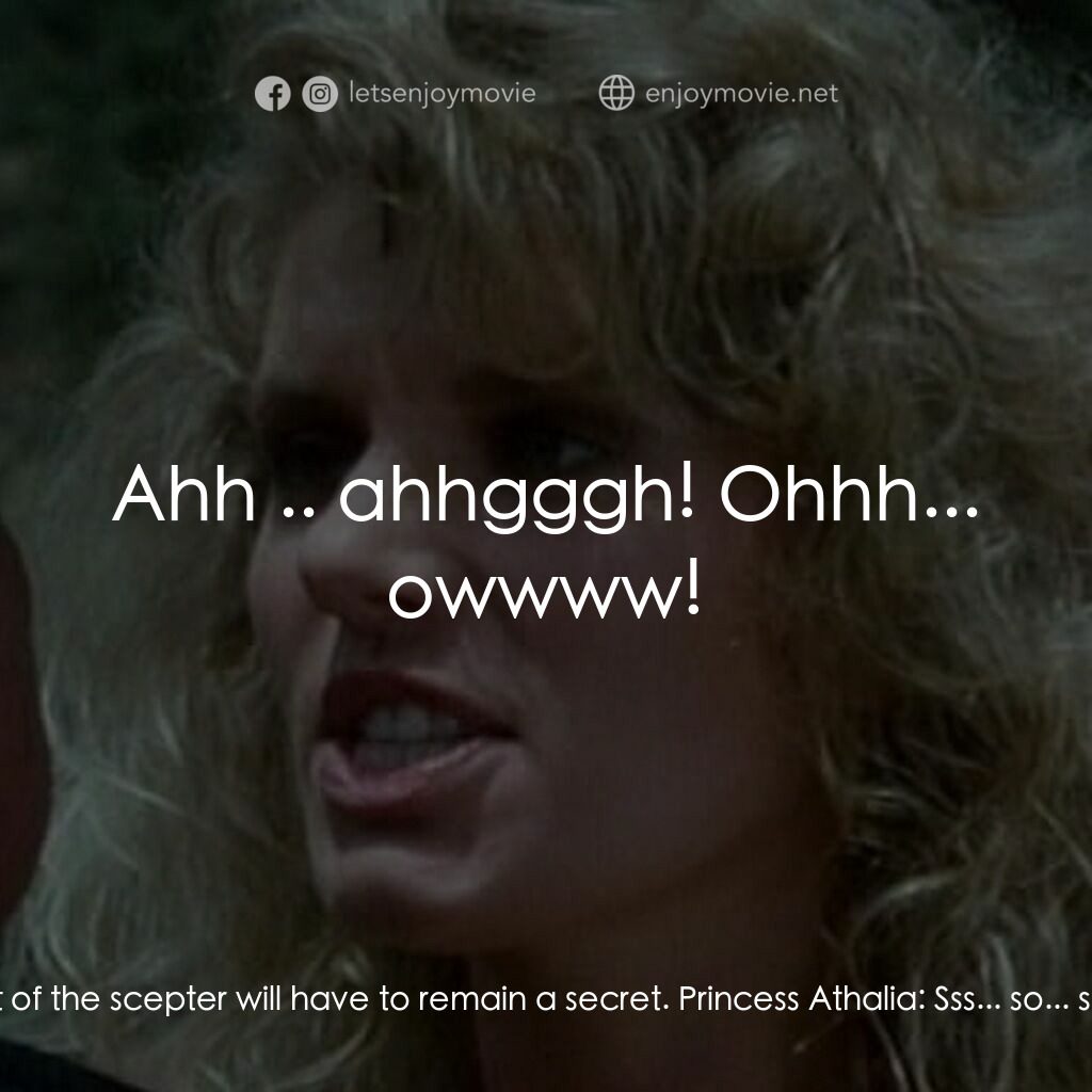 野蠻女王 2電影對白：Hofrax:  If you're afraid to use the scepter to save yourself, you're certainly n