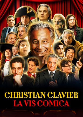 《Christian Clavier: La Vis Comica》電影海報