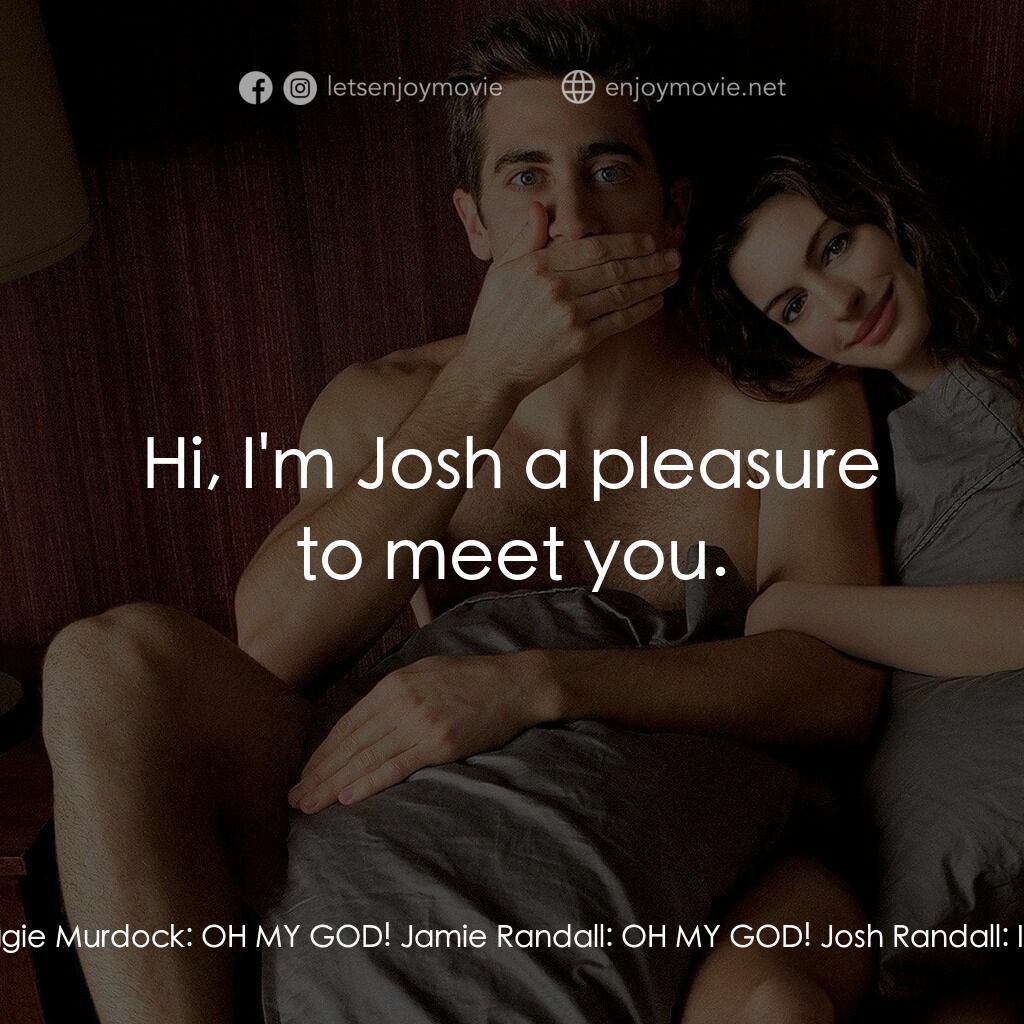 《愛情藥不藥》經典台詞：Maggie Murdock:  I'm sorry, I'm sorry I kn ...