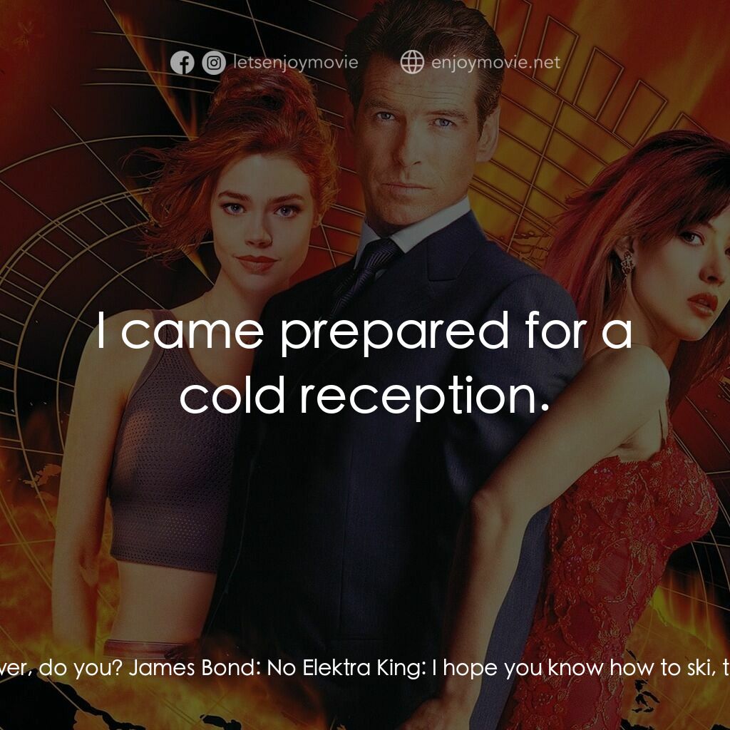 新鐵金剛之黑日危機電影對白：Elektra King:  You don't take 