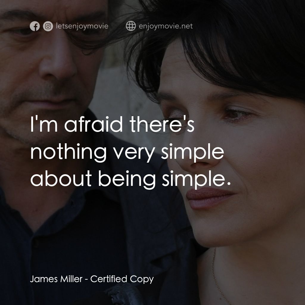 《似是有緣人》經典台詞：James Miller: I'm afraid there's nothing v ...