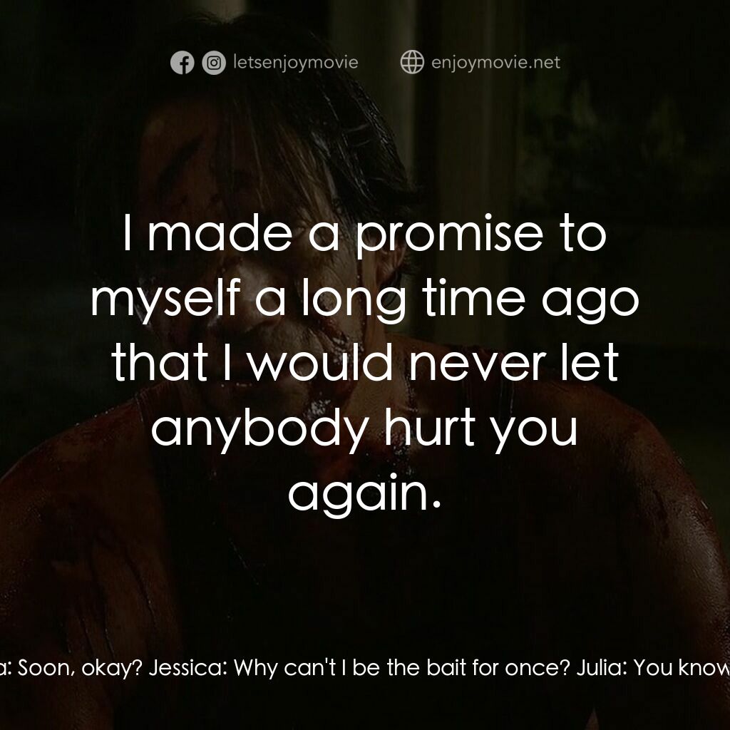 Julia X電影對白：Julia:  I'm talking to you. Jessica:  Why can't we get rid of him already? Julia: