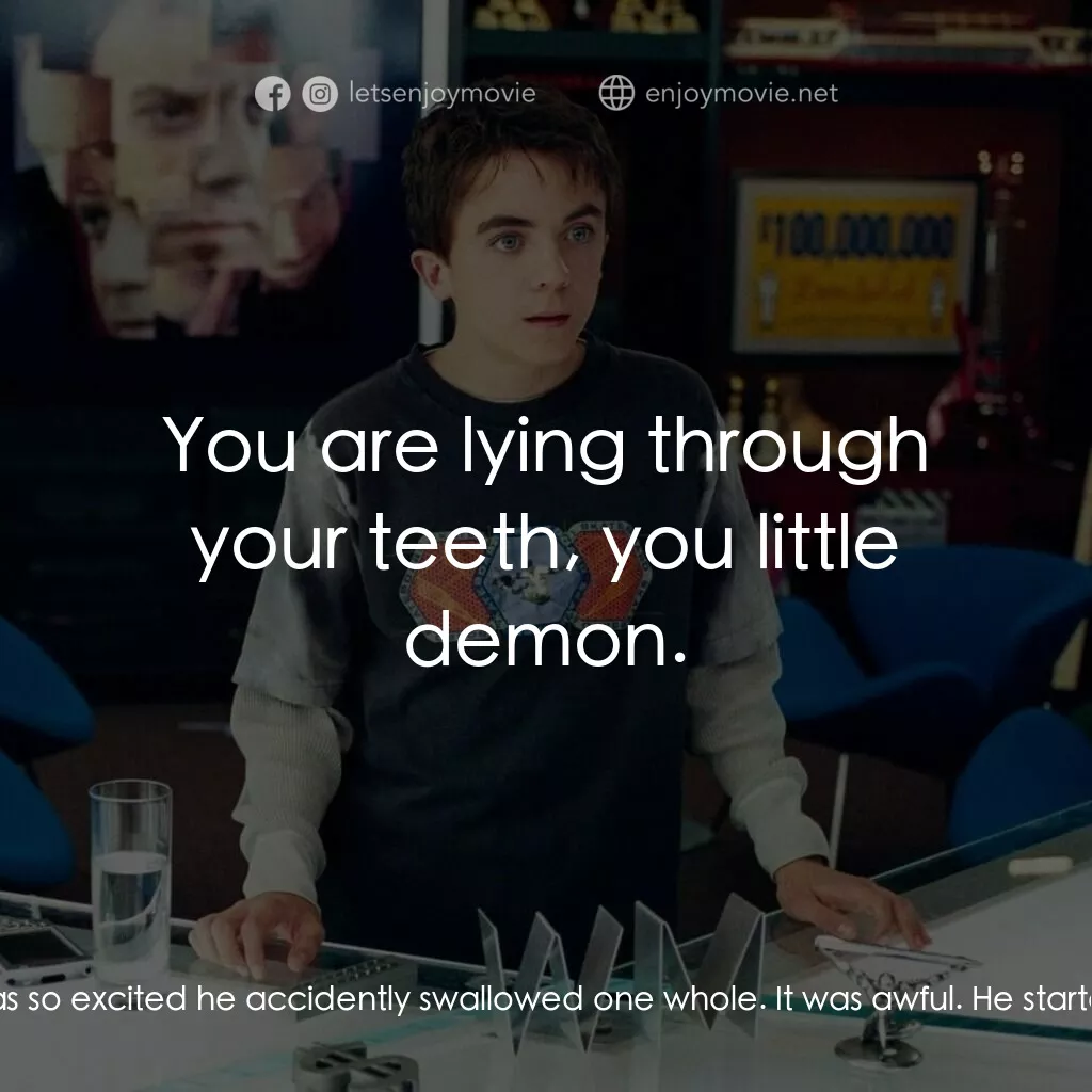 大謊言家電影對白：Jason Sheperd:  As much as I wanted to write my paper, I mean I really really wan