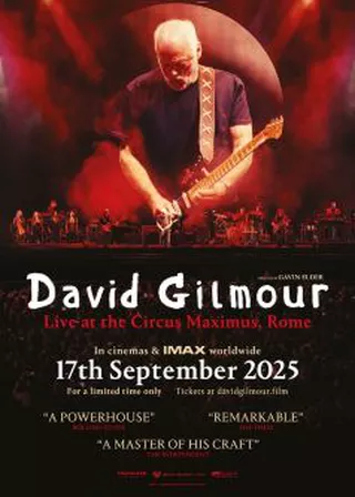 《David Gilmour Live at the Circus Maximus, Rome》電影海報