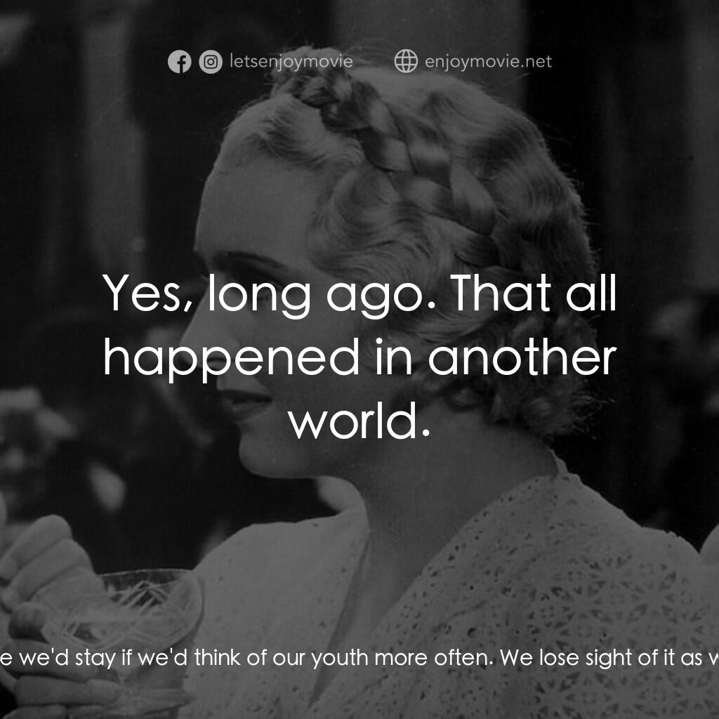 舞會請帖電影對白：Christine Surgère:  You'd call me Clara d'Ellebeuse, from a poem by Francis Jamme