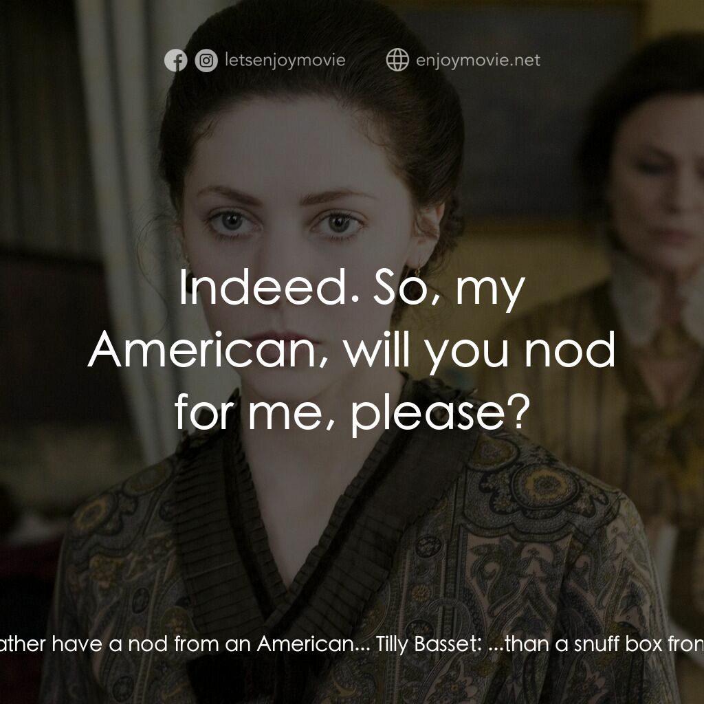 傳統的聖誕節電影對白：Cameron:  As Lord Byron himself once wrote, 