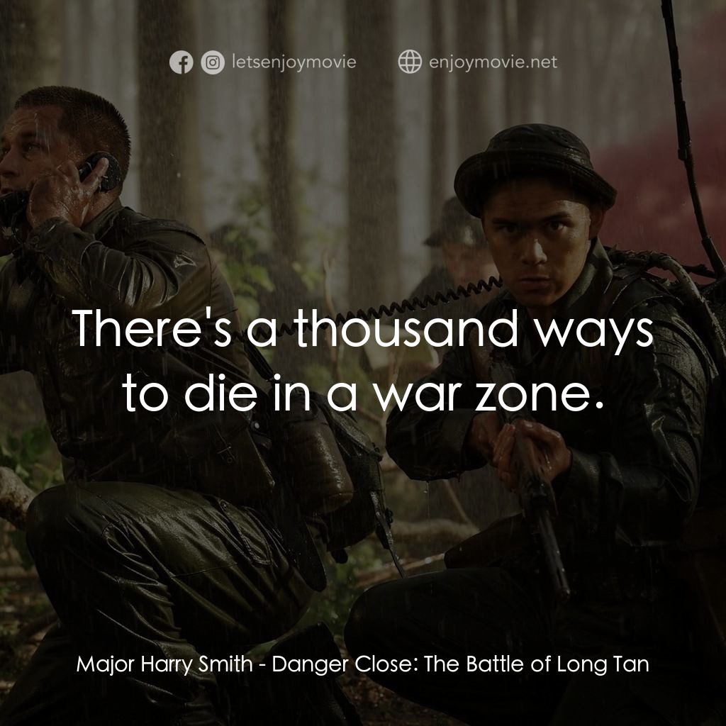 《108悍將》經典台詞：Major Harry Smith: There's a thousand ways to  ...
