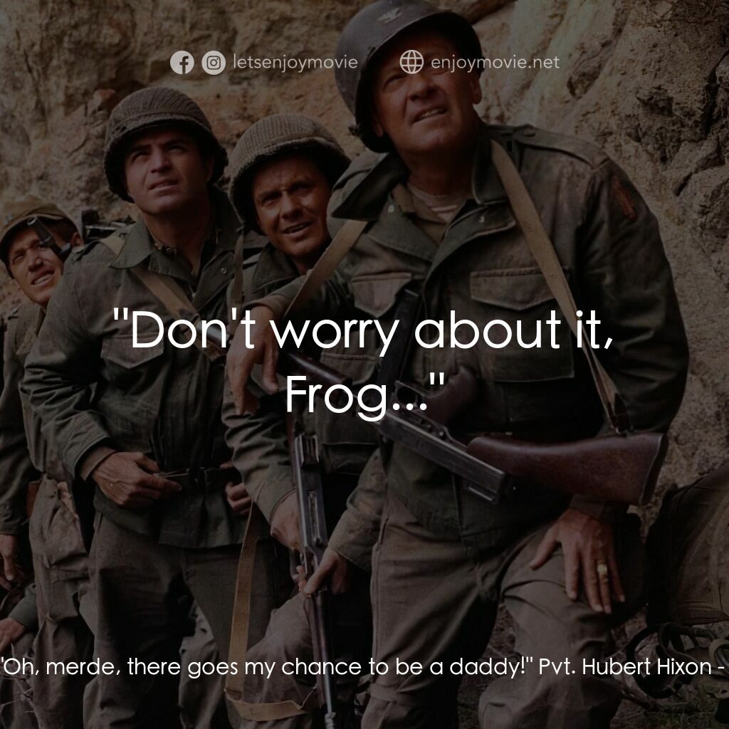 魔鬼兵團電影對白：Pvt. Henri Laurent:  