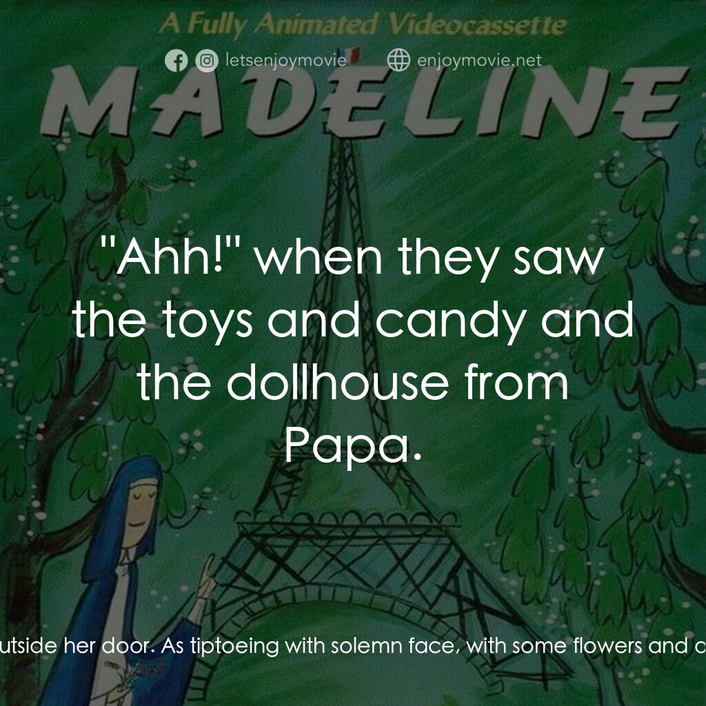 Madeline電影對白：Narrator:  