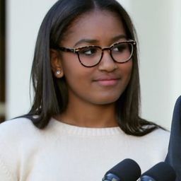 Sasha Obama 飾演 Self (archive footage)