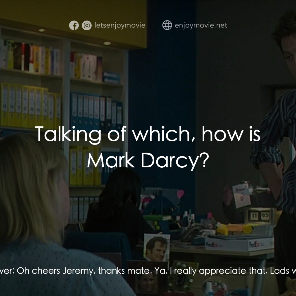 BJ 單身日記：男人禍水電影對白：Jeremy Paxman:  Ah Daniel! Your Madrid piece was outstanding. Full of insights; r