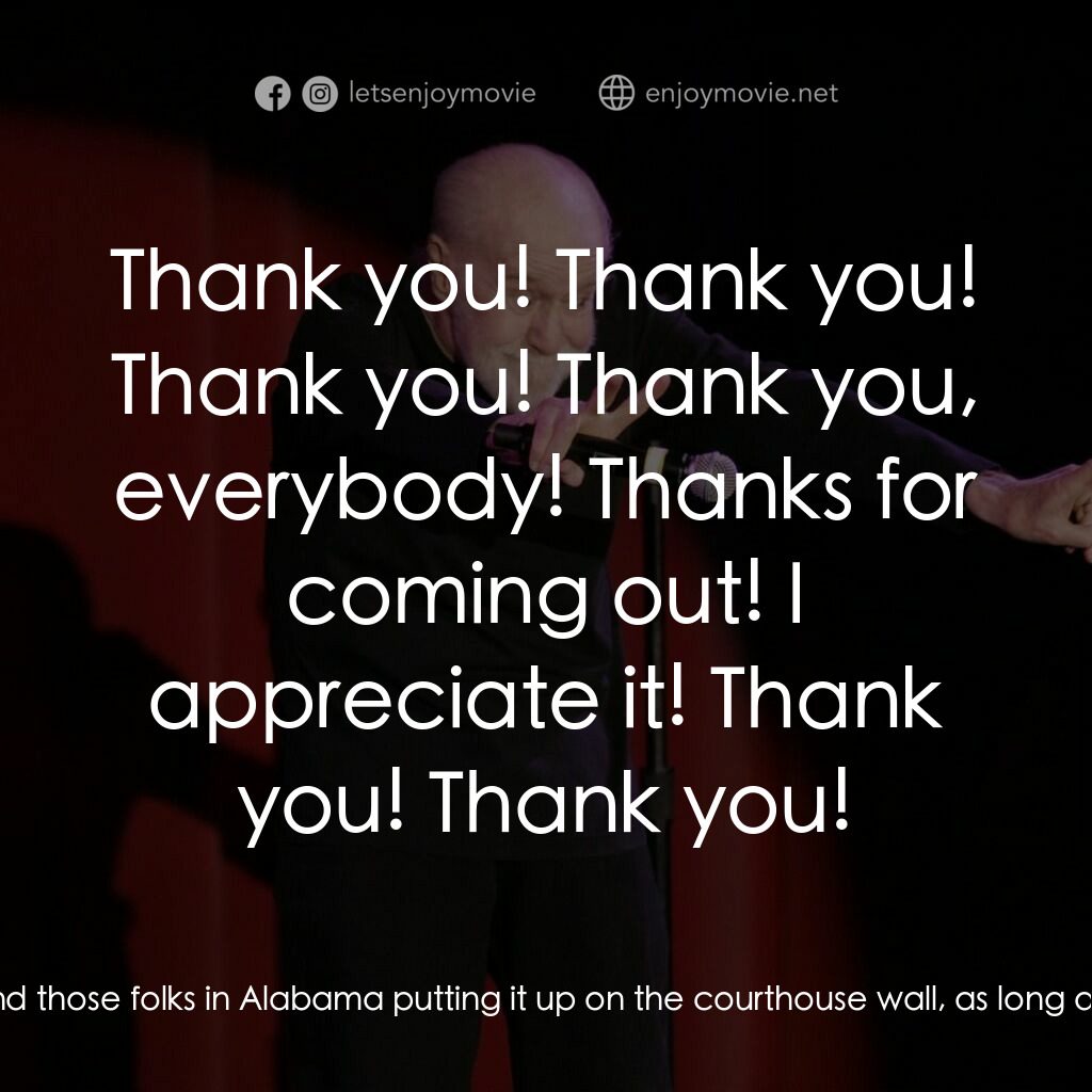 喬治·卡林：抱怨與牢騷電影對白：George Carlin:  Two is all you need, Moses could have carried them down the hill 