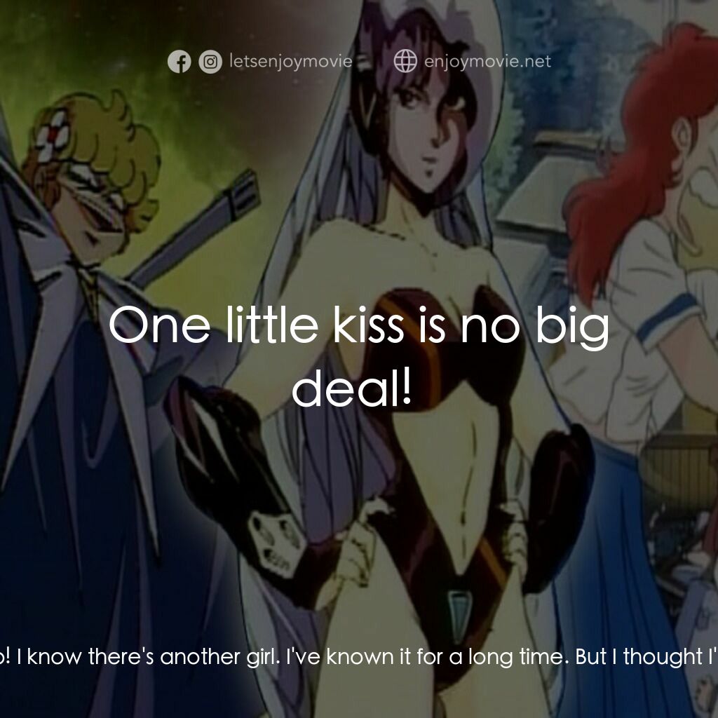 プロジェクトA子 - 完結篇電影對白：Girl:  Oh, there you are, darling! Boy:  There's something I have to tell you. I 