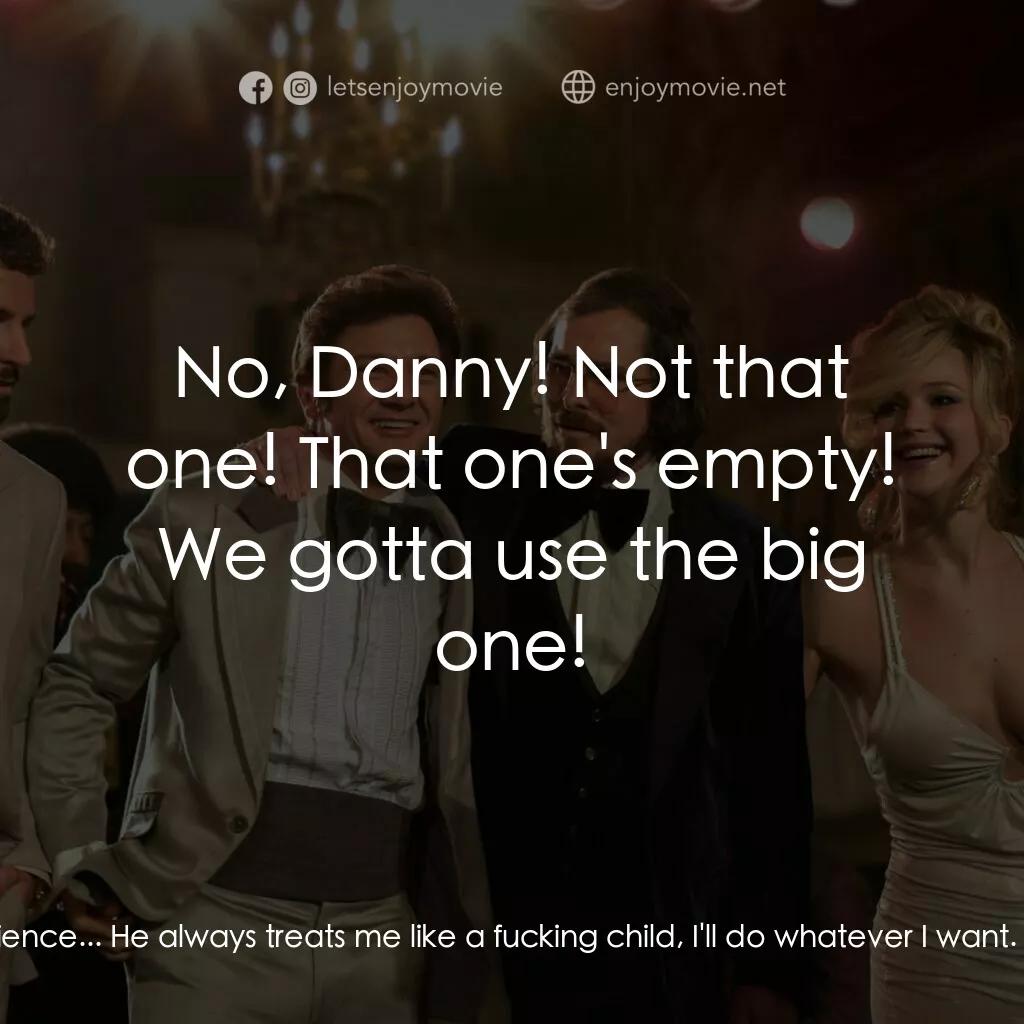 騙海豪情電影對白：Rosalyn Rosenfeld:  Don't put metal in that science oven, Rosalyn. Don't put meta