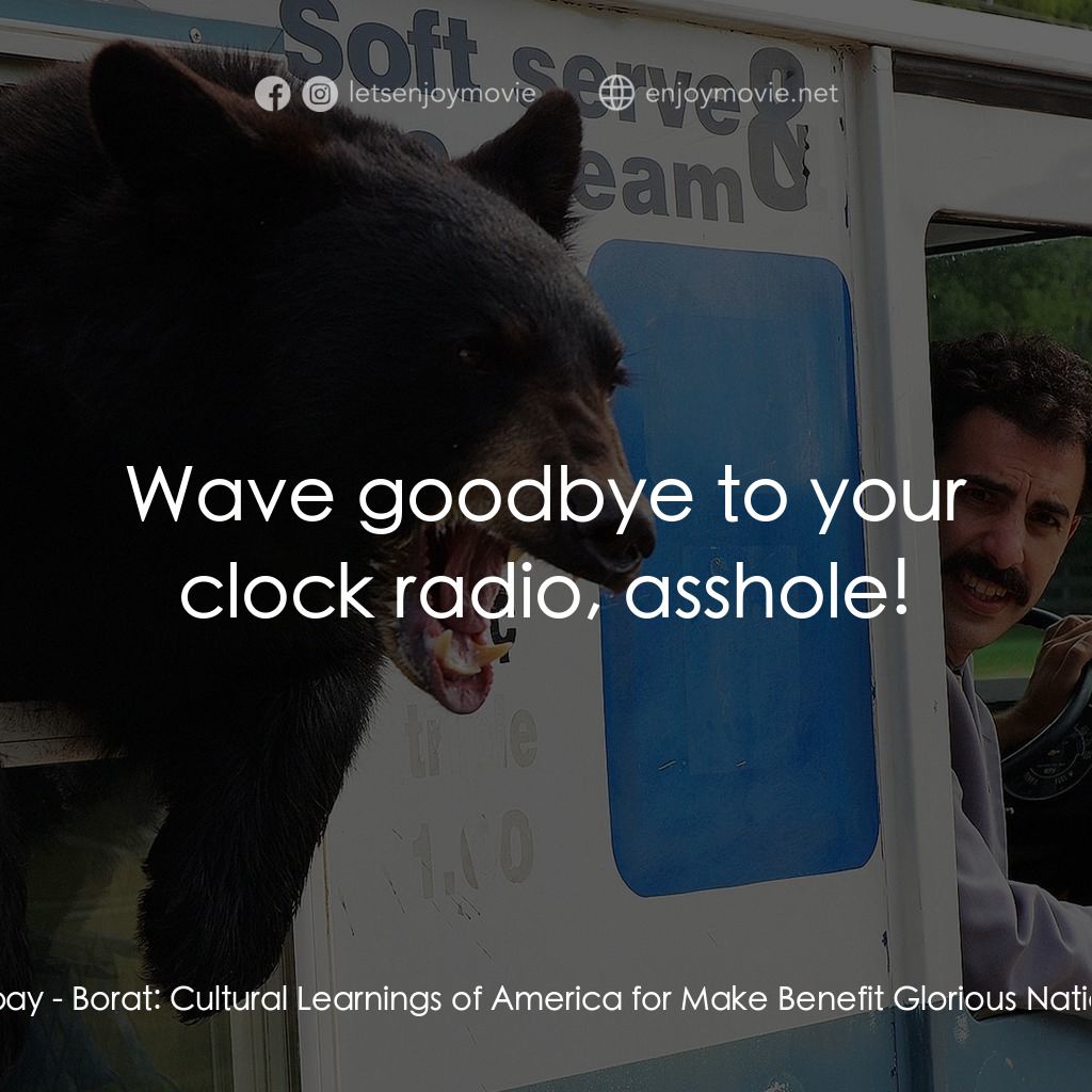 波叔出城：哈薩克鄉下佬去美國搵著數電影金句：Borat: This is Urkin, the town rapist. Naughty,  nau... - EnjoyMovie, image size:1024x1024