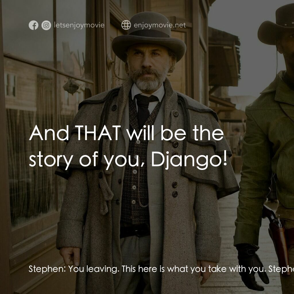 黑殺令電影對白：Stephen:  You leaving. This here is what you take with you. Stephen:  Your black 