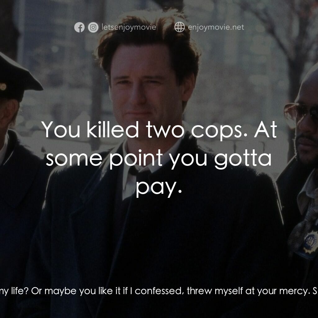 《悍衞總動員》經典台詞：Eddie Rios:  This is a joke. What, you want me to  ...