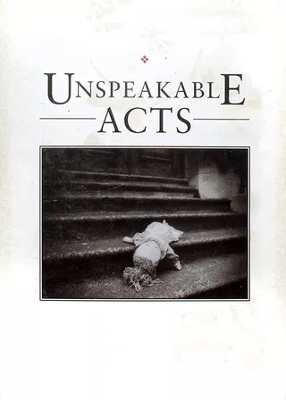 《Unspeakable Acts》電影海報