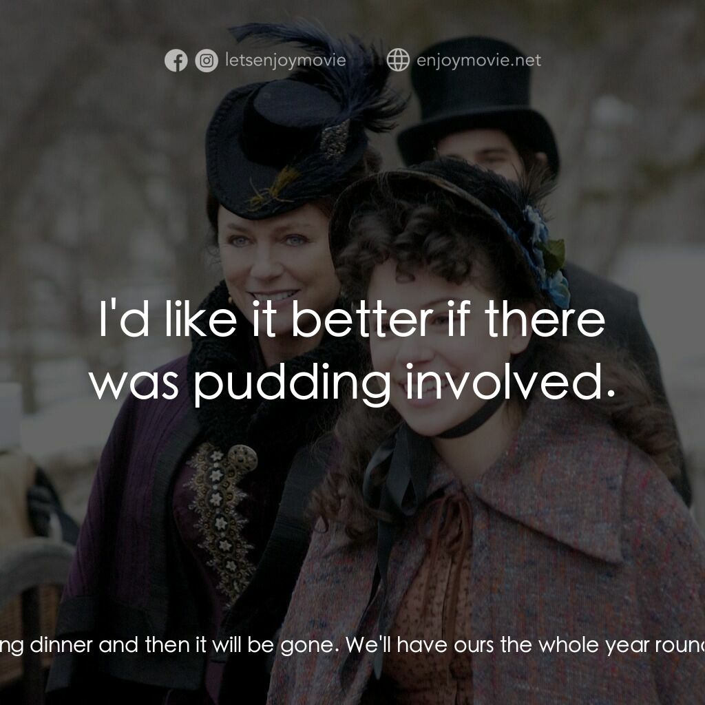 一個老式的感恩節電影對白：Mary Bassett:  Most people will have their Thanksgiving dinner and then it will b